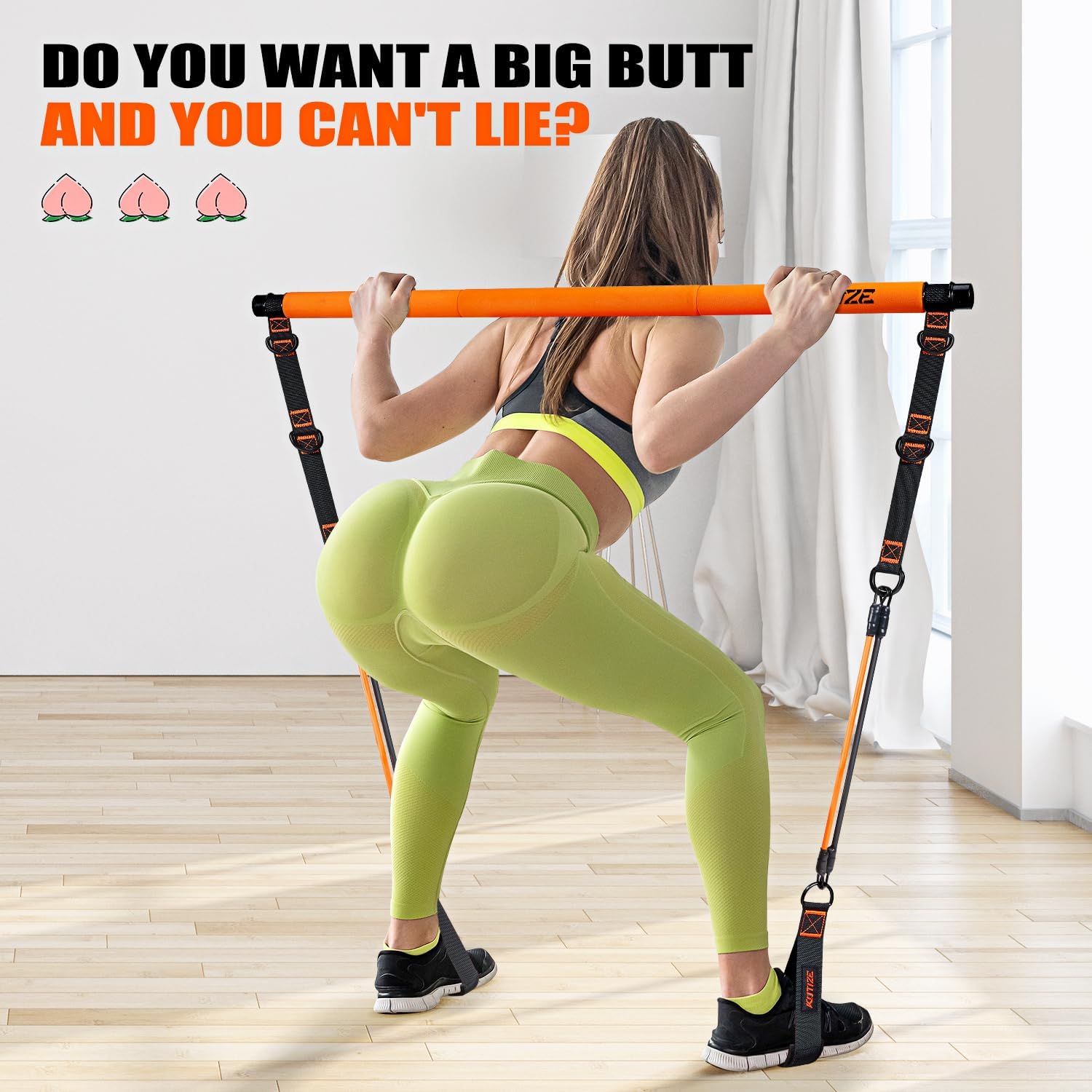 Transform Your Home Workouts with Our Multifunctional Pilates Bar Kit - Complete Set for Strength Training, Flexibility, and Full-Body Fitness