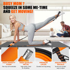 Transform Your Home Workouts with Our Multifunctional Pilates Bar Kit - Complete Set for Strength Training, Flexibility, and Full-Body Fitness