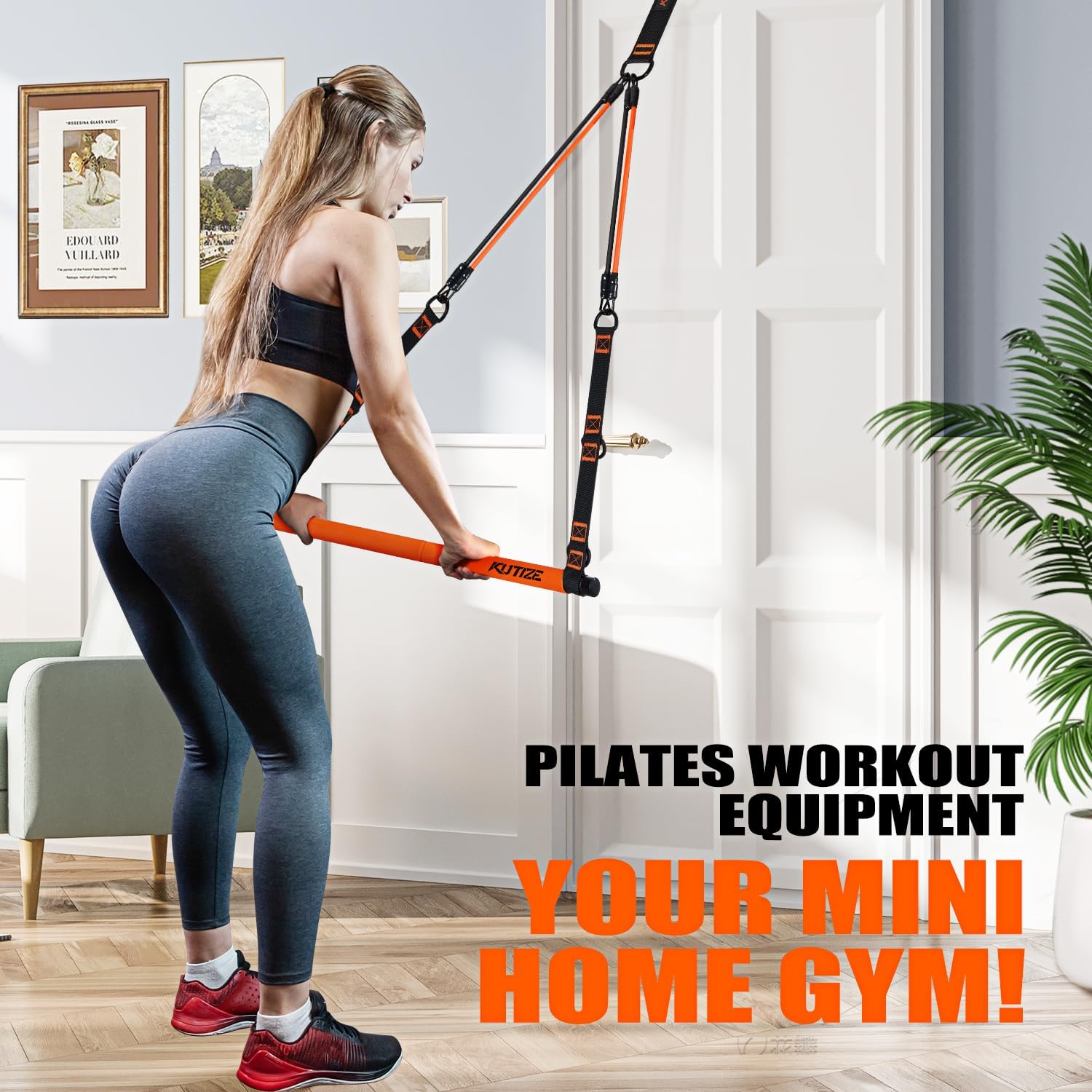 Transform Your Home Workouts with Our Multifunctional Pilates Bar Kit - Complete Set for Strength Training, Flexibility, and Full-Body Fitness