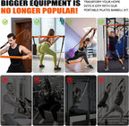 Transform Your Home Workouts with Our Multifunctional Pilates Bar Kit - Complete Set for Strength Training, Flexibility, and Full-Body Fitness