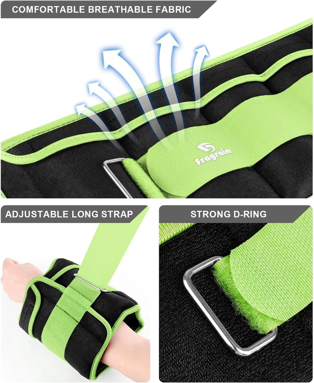 Versatile Adjustable Ankle Weights - Customize Your Workout Resistance from 1 to 4 lbs for Enhanced Fitness and Toning